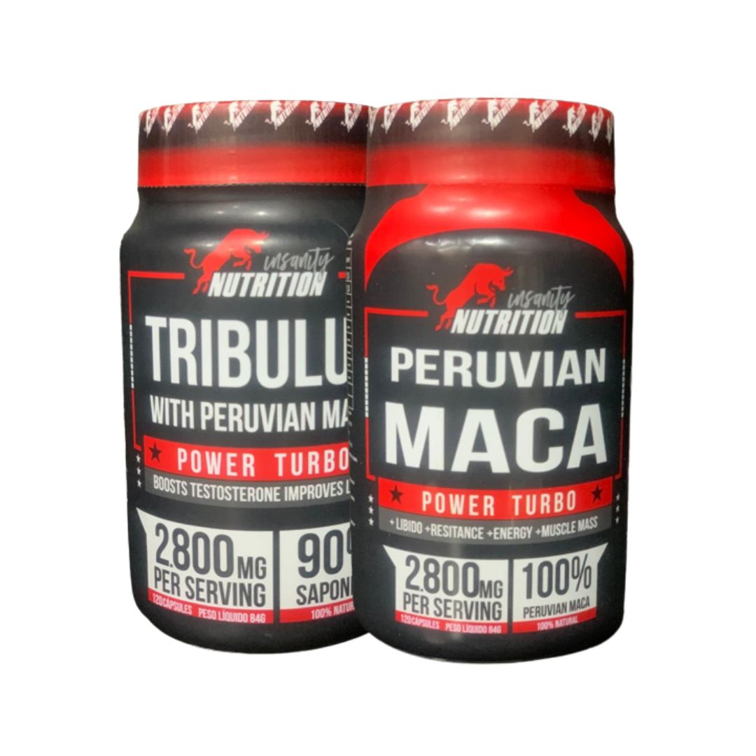 COMBO INSANITY TRIBULUS + MACA PERUANA  - KIT