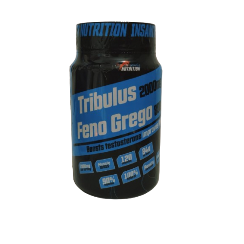 TRIBULUS WITH FENO GREGO INSANITY NUTRITION - 120 CAPS
