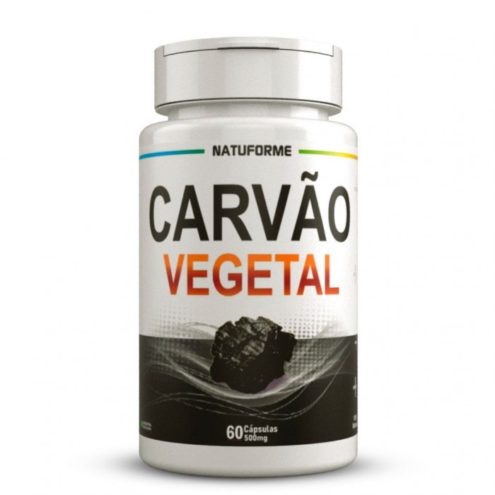 CARVÃO VEGETAL ERVAS BRASIL - 60 COMPRIMIDOS