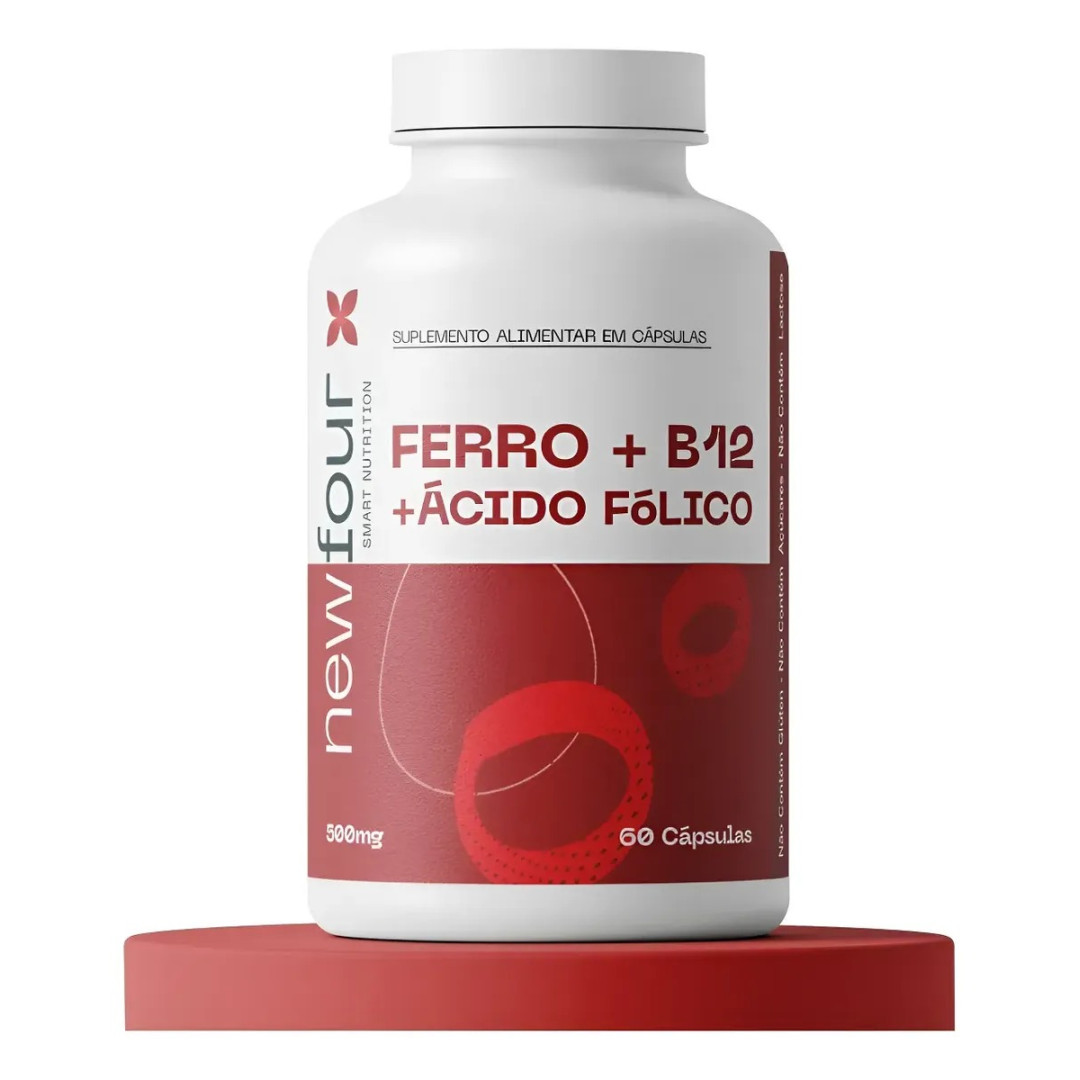 FERRO + B12 + ÁCIDO FÓLICO NEW FOUR