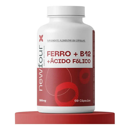 FERRO + B12 + ÁCIDO FÓLICO NEW FOUR