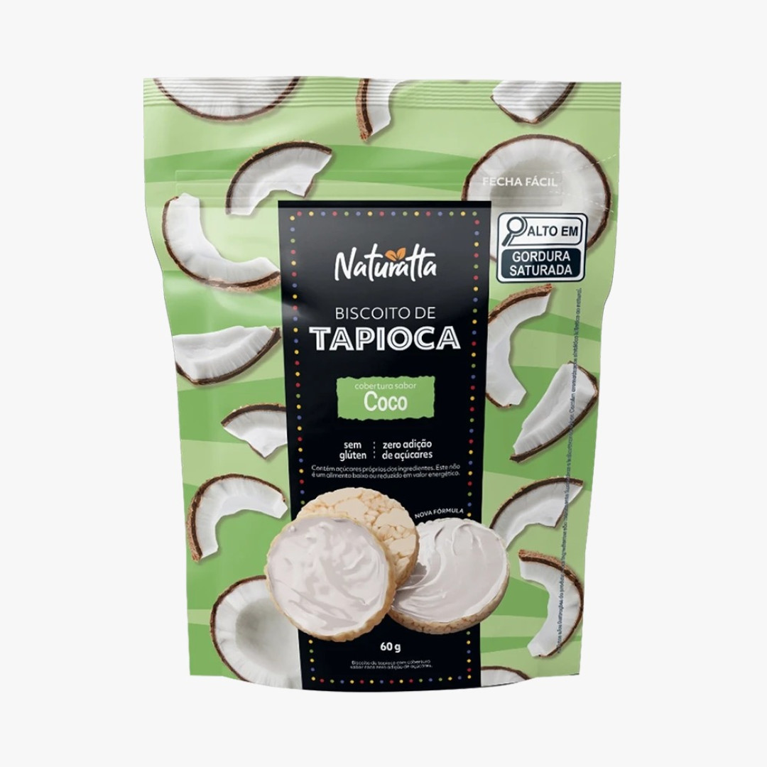 BISCOITO TAPIOCA DE COCO NATURATTA