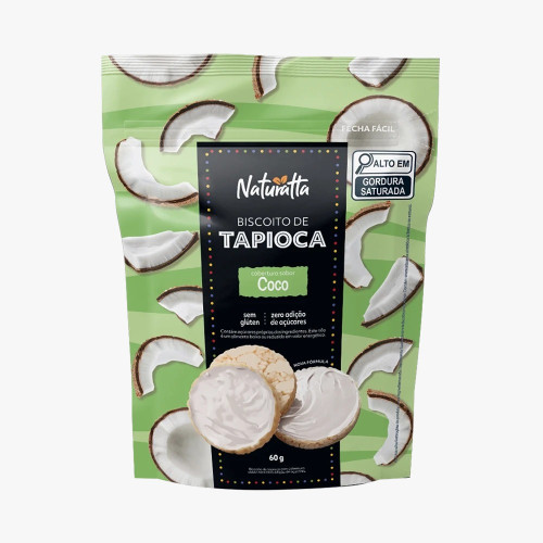 BISCOITO TAPIOCA DE COCO NATURATTA