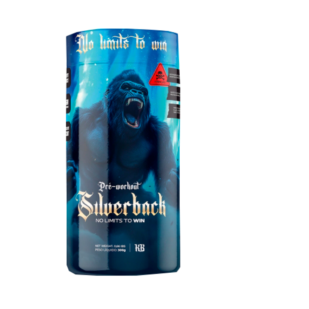 PRÉ-TREINO SILVERBACH VINDIX + COQUETELEIRA PERSONALIZADA - 300 GR