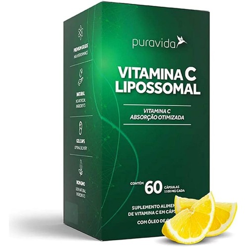 VITAMINA C LIPOSSOMAL PURAVIDA - 60 CAPSULAS