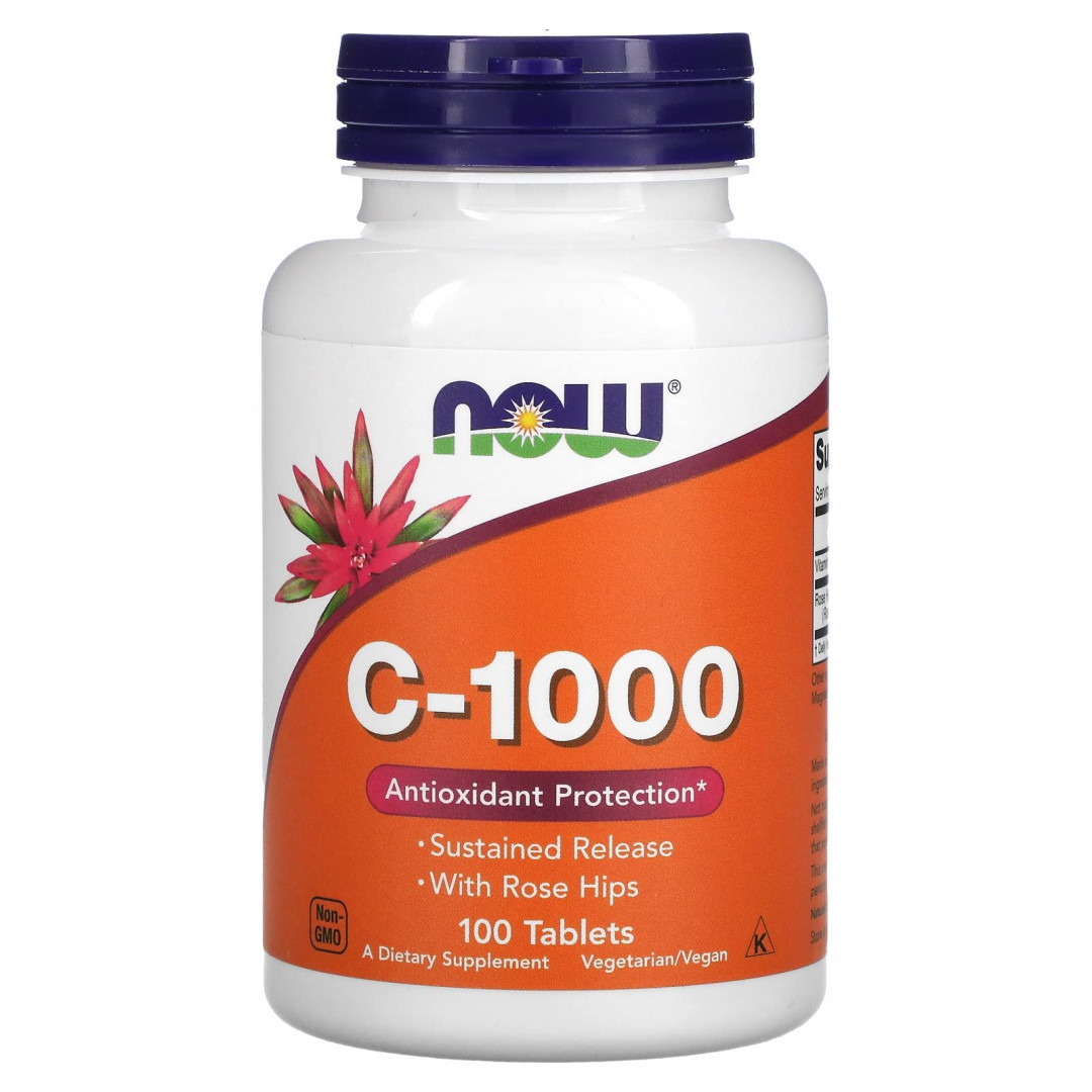 VITAMINA C 1000 NOW FOODS - 100 TABLETS