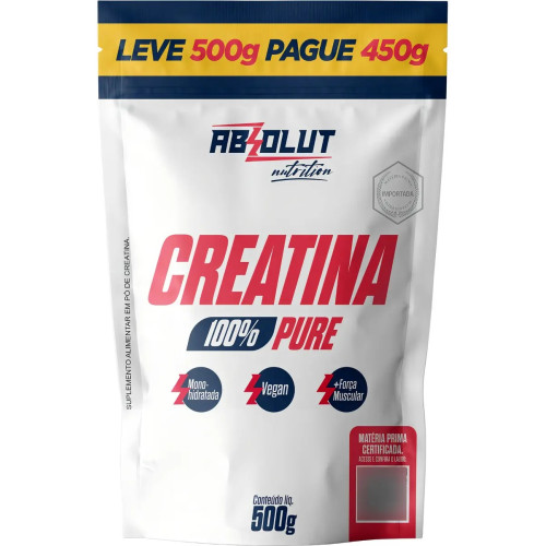 CREATINA 100% PURA 500GR ABSOLUT CREATINA 100% PURA 500GR ABSOLUT